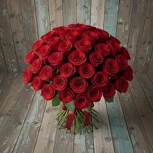 Букет 55 Красных роз Фридом #REPLACE_PRED# Сочи