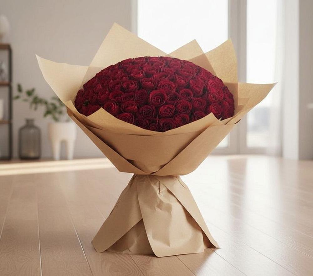 Букет 101 Красная роза в Сочи